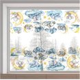 thumbnail image 1 of Pegatina para ventana de elefante durmiendo de 15 x 46 pulgadas, diseño de estrella, nube, globo, animal, calcomanías de vidrio, estáticas, extraíbles, película adhesiva para ventana, decoración, 1 of 9