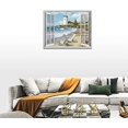 thumbnail image 3 of Coastal Lighthouse Bathroom Decor Wall Art Nautical Beach Wall Decor Seaside Scenery Pictures Canvas Painting Framed Artwork for Bathroom Living Room Bedroom 16''x12'', 3 of 7