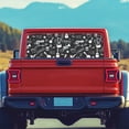 thumbnail image 5 of CHAQLIN Music notes Automotive Decals for Most Pickup Trucks, Vinyl Anti-UV Truck Rear Window Decal with Perforated, 5 of 8