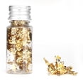 thumbnail image 4 of AMONIDA Gold Leaf Flakes, Multifunction Food Decoration Stylish 2Pcs Bottled Gold Foil Paper, For Families Bars, 4 of 8