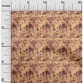 thumbnail image 2 of oneOone Velvet Yellow Fabric Abstract Floral Craft Projects Decor Fabric Printed By The Yard 58 Inch Wide-1ra, 2 of 5