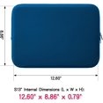 thumbnail image 4 of Funda para portátil RAINYEAR de 13 pulgadas compatible con MacBook Air Pro M1 (modelos 2021 y 2022) de 13,6" (M2, A2681) y MacBook Pro de 13,3" (M1, A2337, A2338, A2159 y A2179), 4 of 4