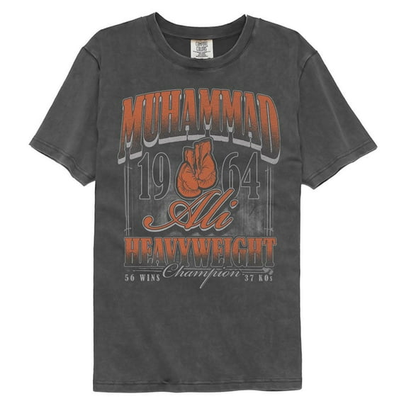 Muhammad Ali 1964 Champion Ring Pepper Comfort Color Adult T-Shirt S