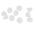 thumbnail image 3 of 10 tapones de silicona cerrados para audífonos, desmontables y lavables, para la mayoría de los auriculares de 9 mm., 3 of 14