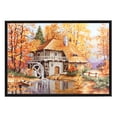 thumbnail image 1 of 11CT punto de cruz completo Woods Hut contado DIY costura pared artesanía decoración del hogar Likrtyny decoración de arte, 1 of 9
