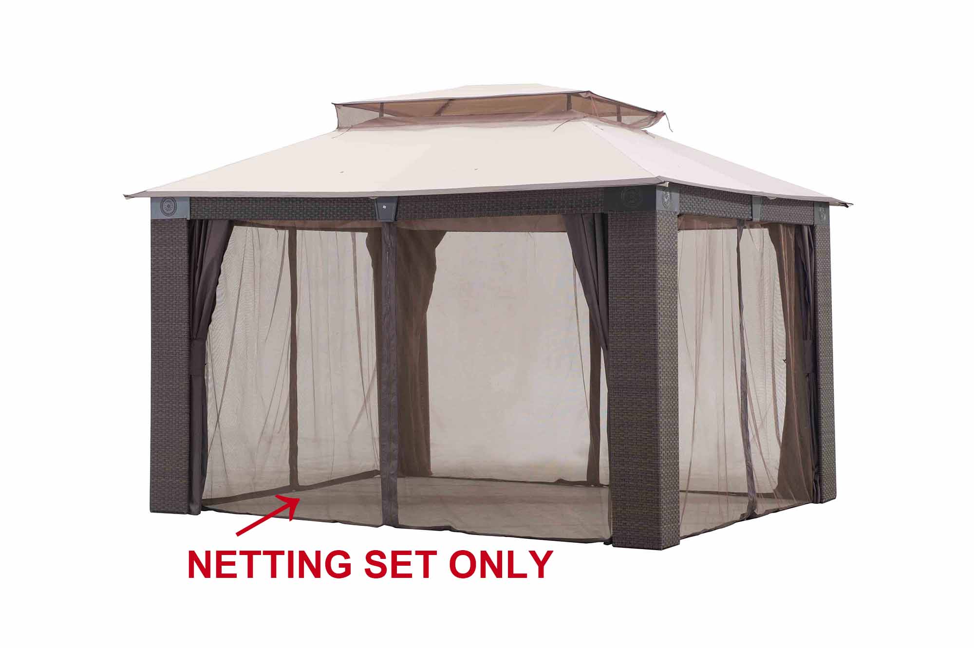 Sunjoy Replacement Mosquito Netting for LGZ806PALC Antigua Wicker