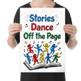 thumbnail image 2 of Stories Dance Off the Page - Kids Room Decor - 13x19 Poster Print, 2 of 4