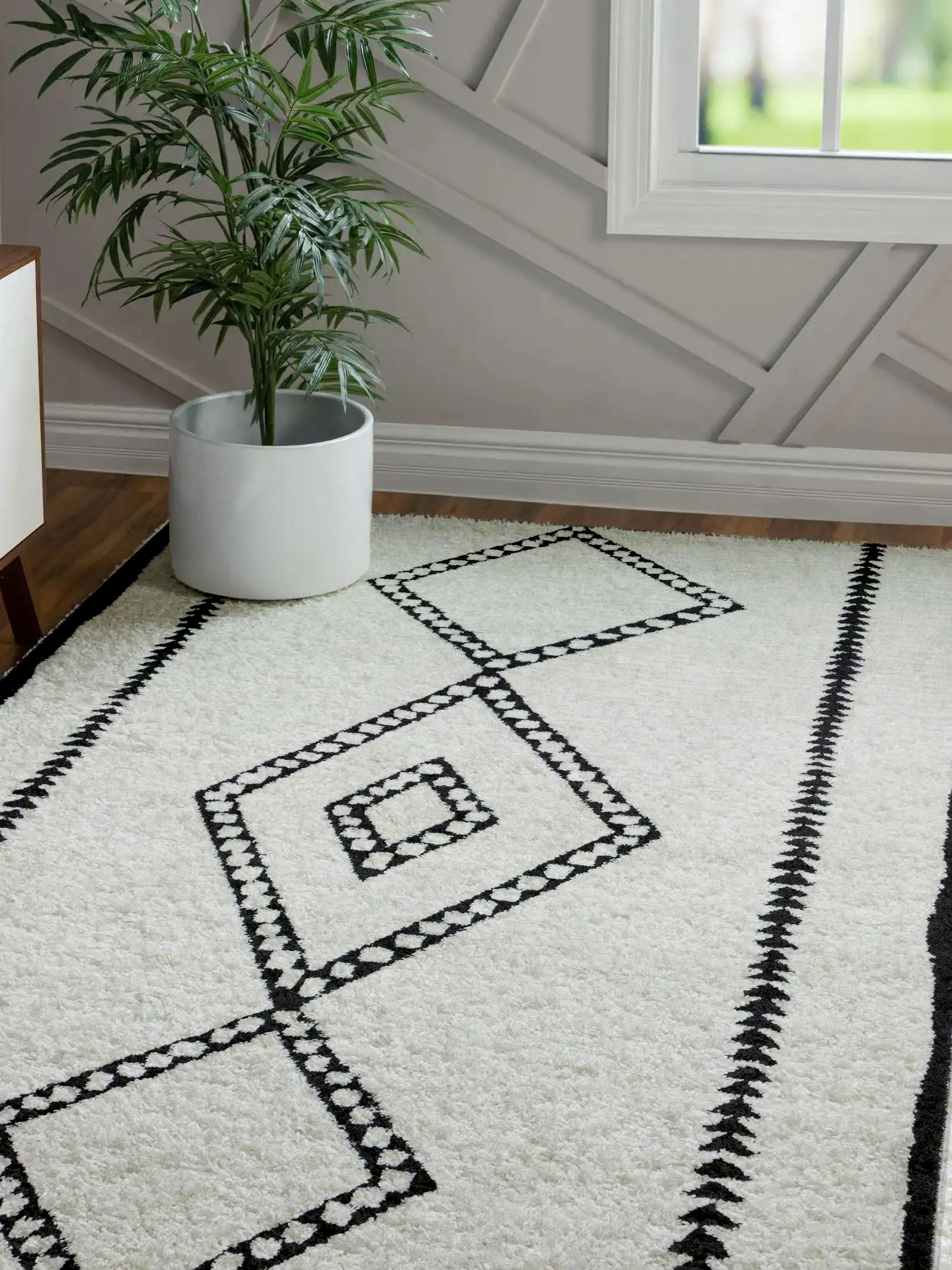 ECARPET Zelda Contemporary Area Rug for Living Room, Bedroom, Dining Entrance, Hallway and More.