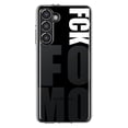 thumbnail image 1 of MUNDAZE Samsung Galaxy S23 Plus Shockproof Clear Hybrid Protective Phone Case Black Clear Funny Text Quote Fckfomo Cover, 1 of 6