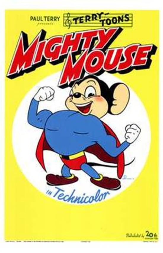 Mighty Mouse Movie Poster (11 x 17) - Walmart.com