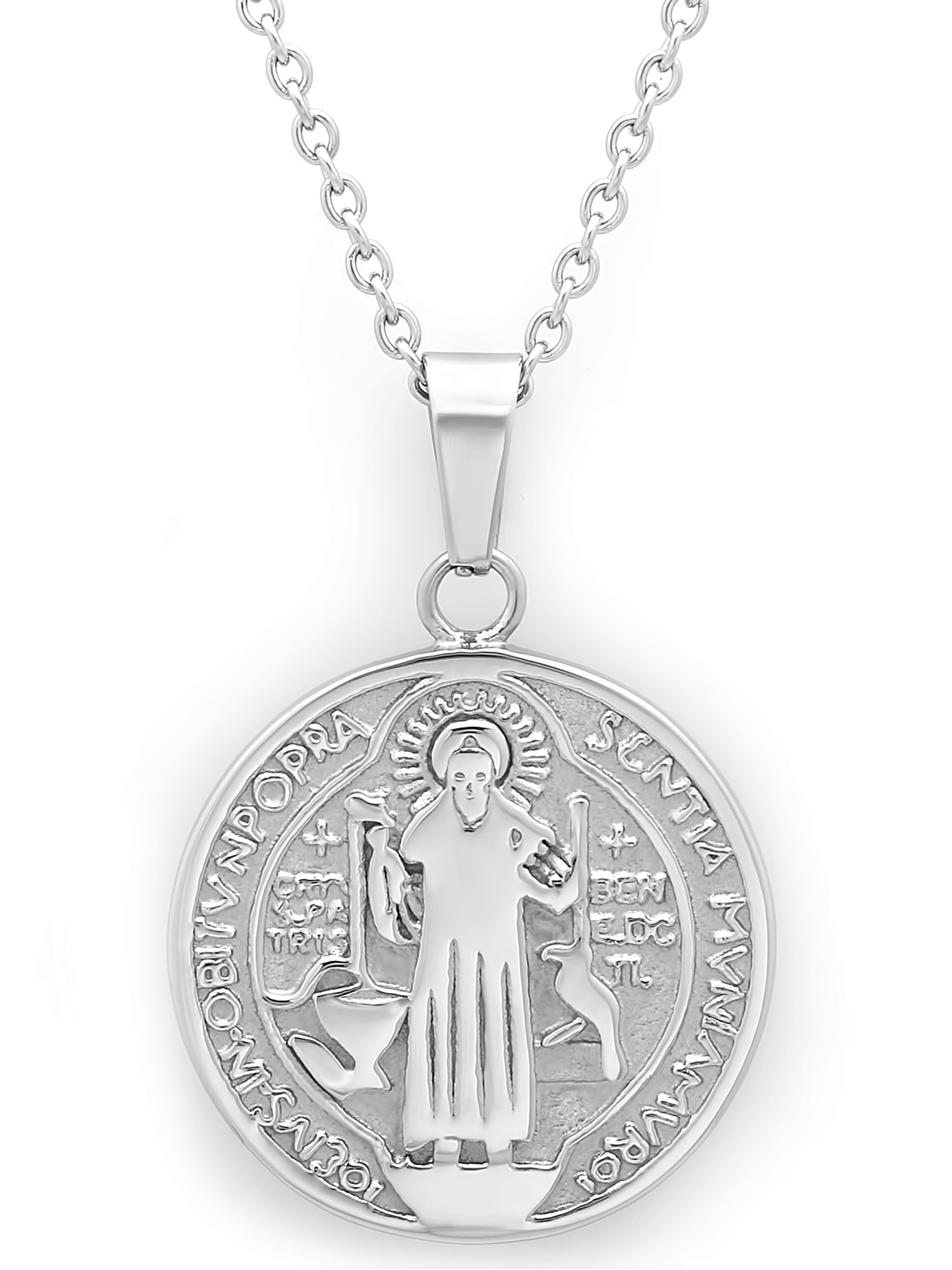Women's Stainless Steel Holy Metal Pendant