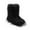 BLACK, variant on GJPBGK Women’s Winter Ankle Snow Boots Warm Comfortable Flat Outdoor Everyday Shoes for Cold Weather