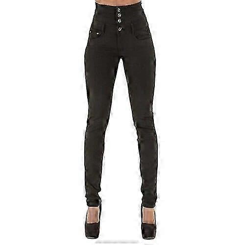 Women Black Jeans Push Up Pencil Denim Pants Ladies Vintage High Waist Jeans Casual Stretch Skinny Mom Jean Slim Femme