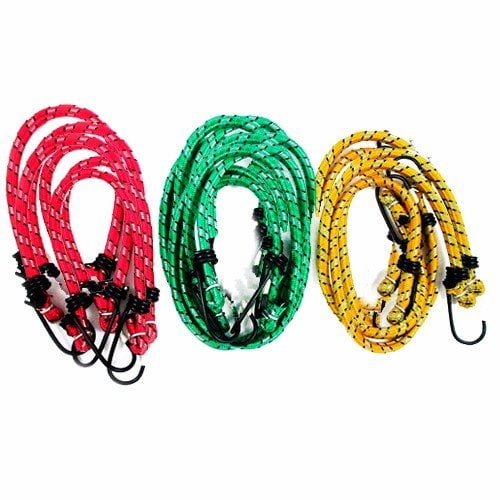 Wideskall® Assorted Size 12" 18" 24" inch Bungee Cords Assortment Set