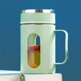 thumbnail image 3 of SUNSIOM Glass Tea Cups Clear Tea Infuser Cup Durable High Temperature Resistance Tea Mug with Infuser, 3 of 9