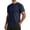Navy, variant on Yifymode Mens Workout Dry Fit Shirts Athletic Moisture Wicking Running Gym Shirt Performance Lightweight T-Shirts,Black M