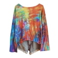 thumbnail image 1 of Chandail pour Femmes Chandail Imprimé Artistique Décontracté Tricot Chandail pour Femmes Mode Manches Longues Col Rond Blouse Hiver Chaud Couche Haut, Chandail pour Femmes G, 1 of 9