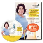 Evergreen Wellness 28-Day Size Down Challenge Fitness DVD Program for Seniors