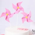 thumbnail image 3 of 18Pcs Windmill Shaped Cake Toppers Creative Birthday Party Cake Insert Cards Mixed Style, 3 of 8