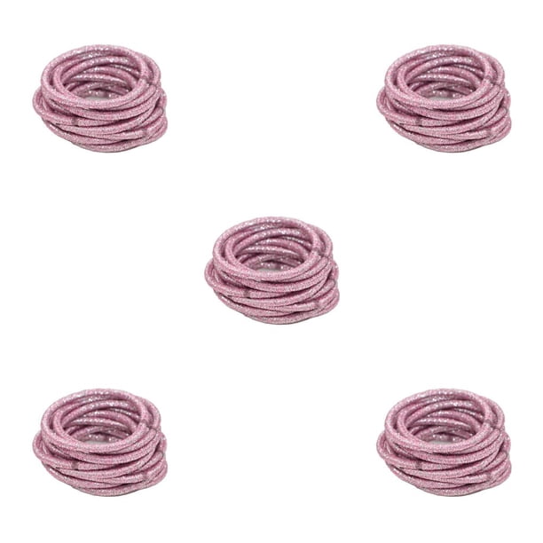 Sonducket 10 piezas de bandas para el cabello, ajustables, decorativas, universales, gruesas, coletas, sin costuras, Scrunchies, accesorios para Type2 NO2