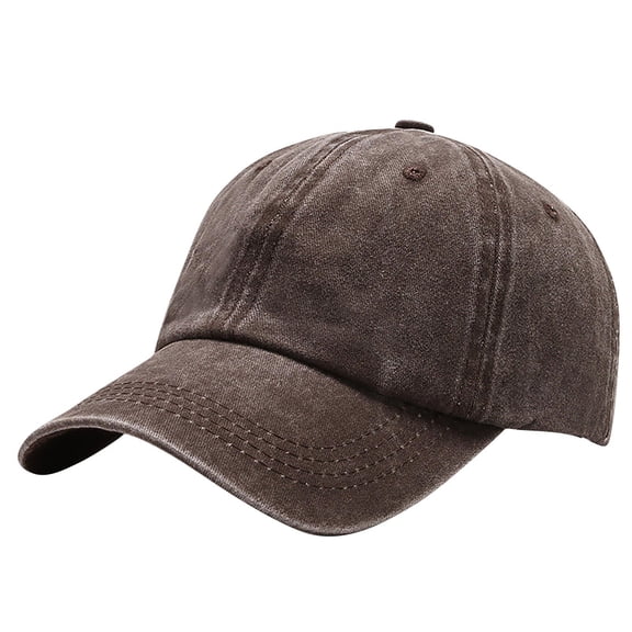 RuiJiao Men's Classic Vintage Baseball Cap - Breathable, Versatile Solid Colors, Perfect for Outdoor Activities and Sun Protection