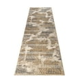 thumbnail image 5 of La Dole Rugs Transitional Abstract Rustic Contemporary Long Runner Rug - Premium Durable Carpet for Living Room, Entrance, and Hallway - Silver, and Beige, 3x10 (2'7" x 9'10", 80cm x 300cm), 5 of 7