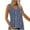 Dark Blue, variant on Quinlirra tank top for women under $5 Womens Print Tank Tops V-Neck Basic Casual Flowy Summer Sleeveless T-Shirt