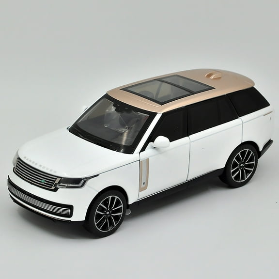 1: 32 is suitable for Land Rover Range Rover SV2022 alloy die-casting metal car model, with sound, light and rebound functions, children's toy car collection, boys' birthday gift