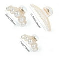 thumbnail image 3 of Retro Pearl Hairpin Elegant Back Of Head Clip For Women Style Hair Accessory, 3 of 8