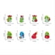 thumbnail image 2 of 9Pcs Cartoon Snake Figurine Chinese Zodiac Mascot Snake Statue, 2 of 5