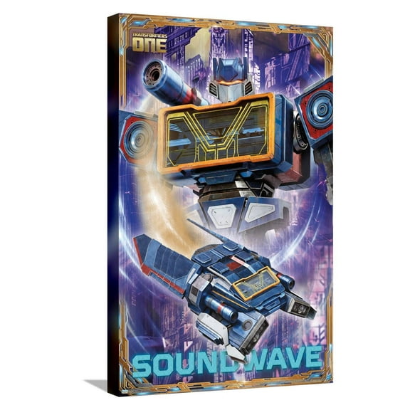 Hasbro Transformers: One - Soundwave Canvas Wall Poster, 14.725" x 22.375"
