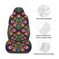 thumbnail image 4 of Yiaed Traditional Floral Polish Print Car Seat Covers,Universal Auto Seats Protector Fits for Car,SUV Sedan,Truck,Automotive Seat Covers & Accessories, 4 of 5