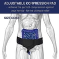 thumbnail image 2 of ShenMo Adult Hernia Belt Truss For Groin Or Sports Hernia Support Support Pain Relief Recovery Belt With 1 Removable Compression Pad, 2 of 5
