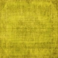 thumbnail image 1 of Ahgly Company Indoor Square Persian Yellow Bohemian Area Rugs, 4' Square, 1 of 4