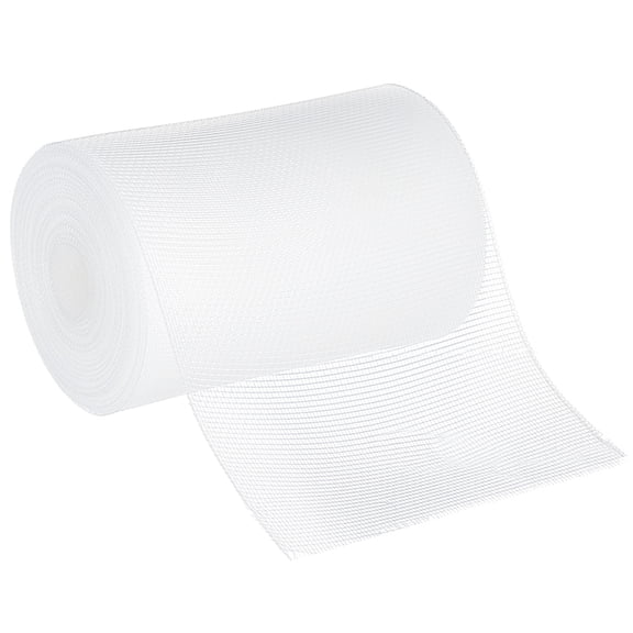 10.93 Yards Translucent Drapery Buckram 3.93 Inch Nylon Sew-in Fabrics Drapes,White Heading Tape for Curtains Sewing Accessories