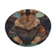 thumbnail image 1 of Disketp Tree Meditating Golden Retriever Funda Redonda para Taburete, Funda de Cojín para Silla de Bar Suave y Elástica-12 inch, 1 of 7