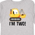 thumbnail image 4 of Inktastic 2nd Birthday Construction Truck Boy Boys Long Sleeve Toddler T-Shirt, 4 of 5
