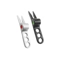 thumbnail image 2 of Decodeary Golf Pitch Fork Golf Divot Repair Mark Lightweight And Portable Training Accessories For Beginners silver and black 2 pc 8x1.5x1.4cm, 2 of 6