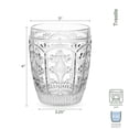 thumbnail image 3 of Fitz and Floyd Trestle 10 oz Clear Double Old Fashion Glass (Set of 4), 3 of 5