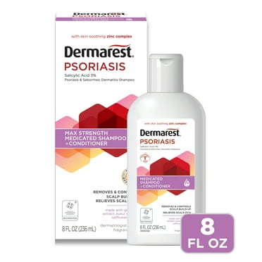 Dermarest Psoriasis Medicated Shampoo Plus Conditioner, Conditioning, 8 fl oz