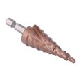 thumbnail image 1 of Loewten Step Drill Bit, High Toughness High Speed Steel Drill Bit, High Wear Resistance Not Easy To Break Cobalt Coating For Perforating Various Materials Deburring, 1 of 7