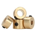 thumbnail image 2 of Drill Bit Stop Collar, Brass Precise Easy To Install 4PCS Stop Bit Collar Set Fast Positioning  For Woodworking, 2 of 8