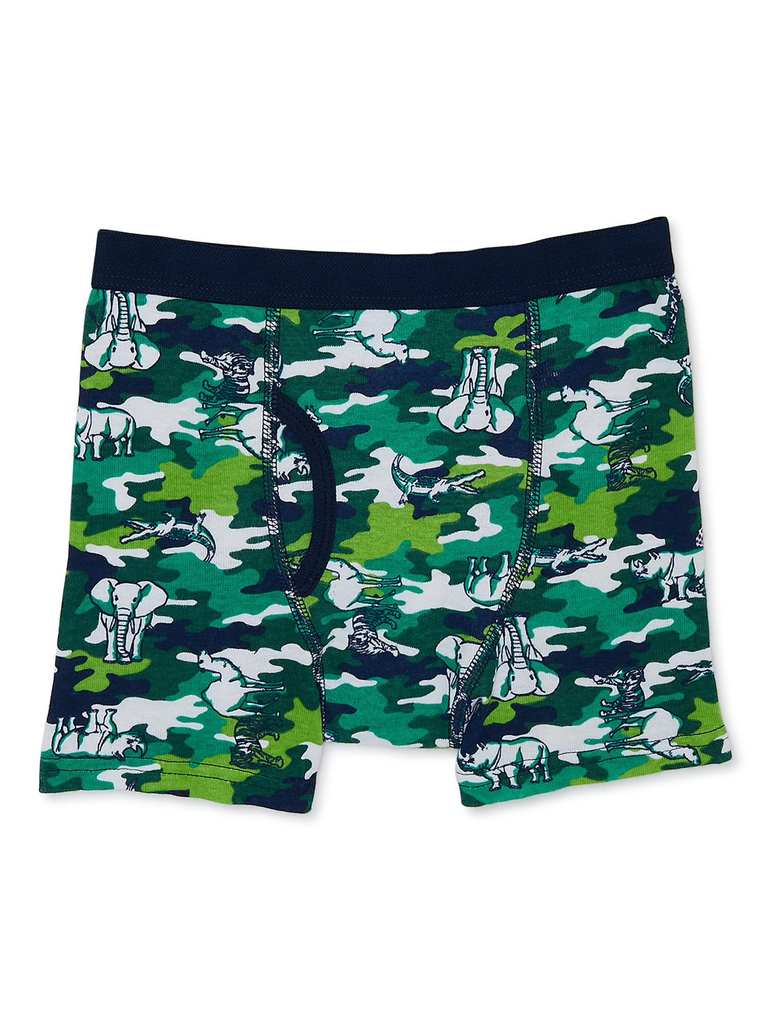 Wonder Nation Boys Underwear Soft Cotton Boxer Briefs, 10-Pack, Sizes S ...