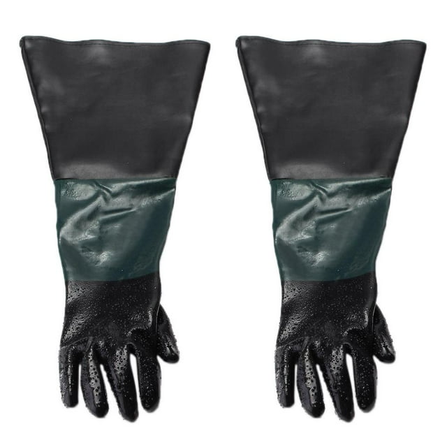 2x Guantes de Trabajo Protección de Mano Izquierda Herramienta de Jardinería Hogar Cocina Césped