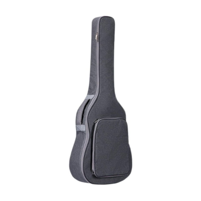 Bolsa de guitarra impermeable con asa lateral para guitarra acústica de 40 y 41 pulgadas gris