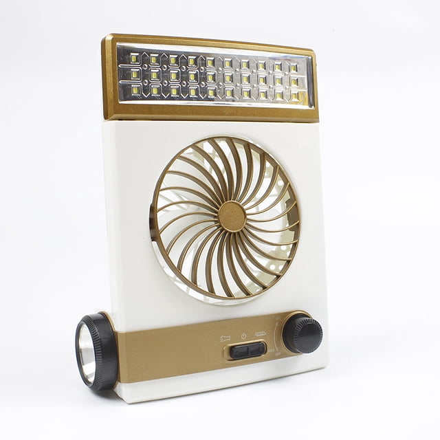 Ventilador Solar Ventilador De Mesa De Refrigeración Lámpara De Ventilador Solar Ventilador De Mesa Led Mini Ventilador Ventilador De Energía Solar Con Linterna De Luz LED Mini ANGGREK Otros