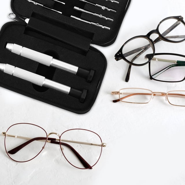 unbranded 1Jgo Kit De Reparación Para Gafas Con Destornillador De Precisión Multicolor Para Mantenimiento