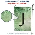 thumbnail image 4 of America Forever Monogram Letter J Garden Flag, 12.5 x 18 inch Double Sided, Greenery Flag, Botanical Monogram Flag, Initial Flag, Spring Summer Outdoor Decor, Yard Decoration, 4 of 5