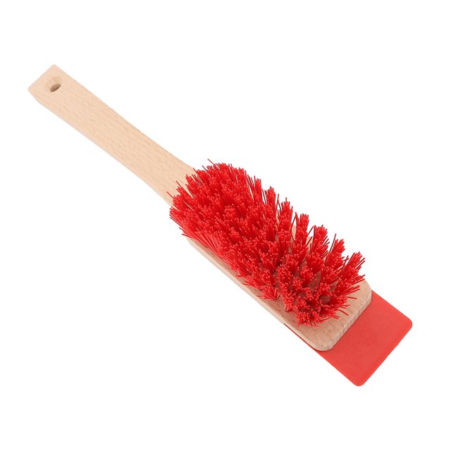 Lawn Mower Stiff Brush, Easy To Use Mower Cleaning Scrub Brush for Outdoor