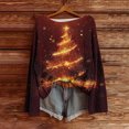 thumbnail image 2 of Birdeem Chandail de Noël Imprimé pour Femmes, Col Rond, Manches Longues, Mode, Tricoté, Chandails de Noël pour Femmes, Hauts de Noël pour Femmes, 2 of 6